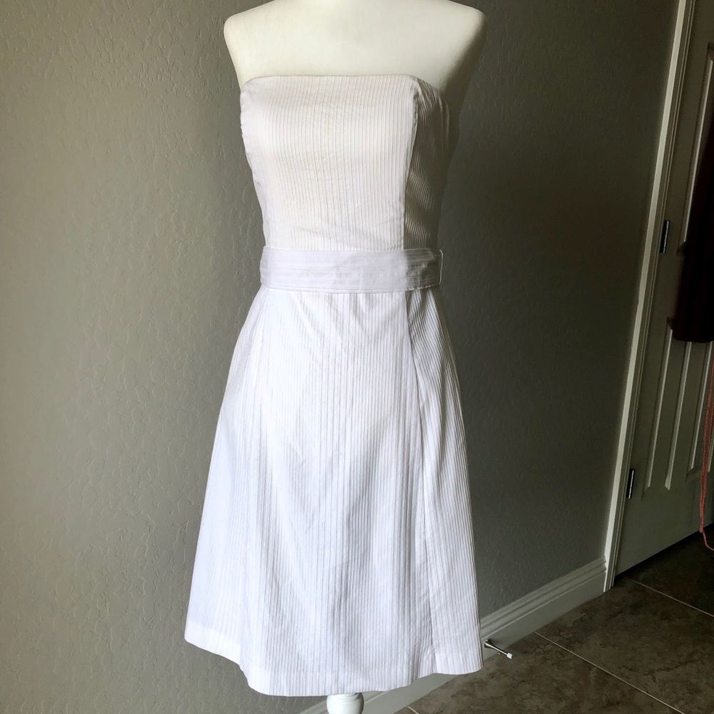 White House | Black Market Strapless Party Dress